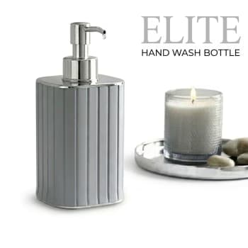 Elegant Square Soap Dispenser Bottle – Refillable Liquid Soap Dispenser with Modern Pump Design for Hand Wash, Lotion, Shampoo, Sanitizer & Bathroom Use